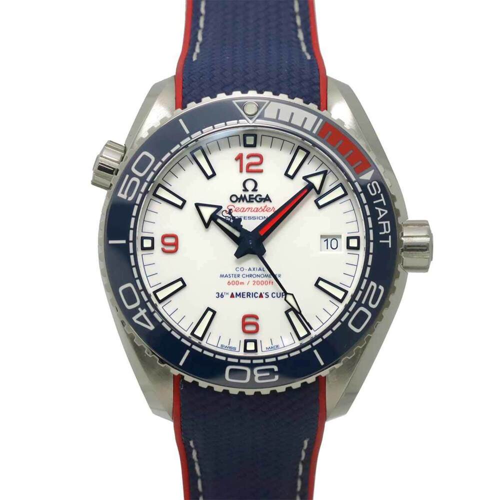 Omega Seamaster Planet Ocean 600M America's Cup Limited Edition 215 32 43 21 ...